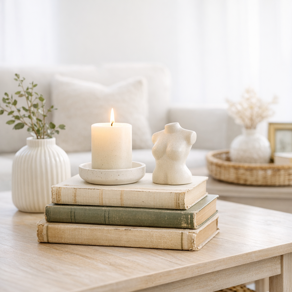Decorating with Vintage Books
