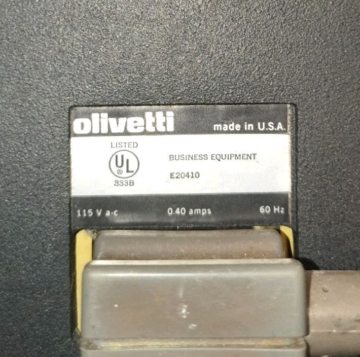 Olivetti 300 Electric Typewriter — Perfect Working Condition — Vintage Office