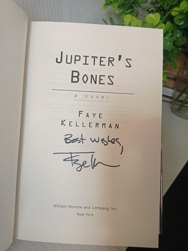 Jupiter's Bones by Faye Kellerman Signed 1st Edition 1999 thriller