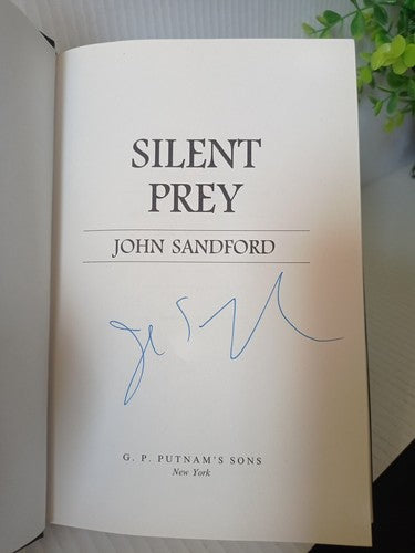 Silent Prey by John Sanford SIGNED 1992 1st Edition thriller