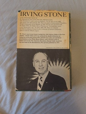 Those Who Love Biographical Novel of Abigail and John Adams by Irving Stone 1965