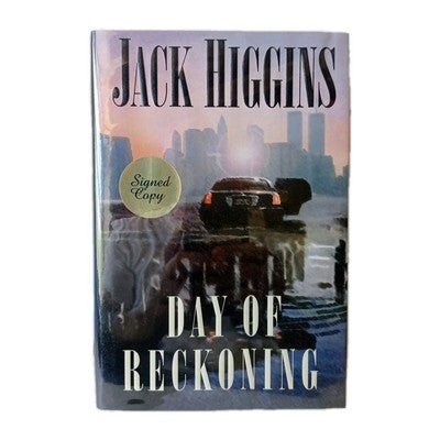 Day of Reckoning by Jack Higgins Signed 1st Edition 2000 As New thriller