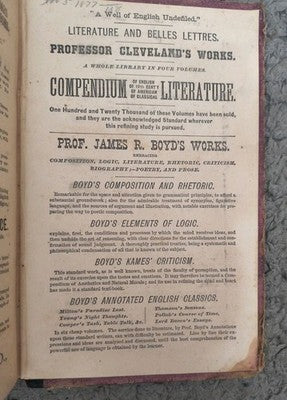 Fourteen Weeks in Natural Philosophy by J. Dorman Steele 1876 antique