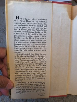 Crimsoned Prairie Indian Wars on the Great Plains S.L.A. Marshall 1972 vintage