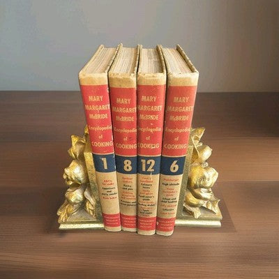 Mary Margaret McBride Encyclopedia of Cooking 4 books 1958 Decoration Vintage