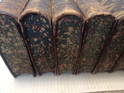 William Makepeace Thackeray Complete Works 10 Volumes 1883 antique leather