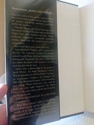 Dead Watch John Sandford Signed 1st Edition 2006 bestseller thriller