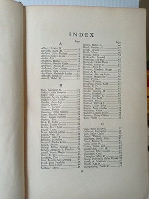 Important American Poets edited by Edith Warren 1938 vintage