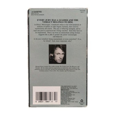 The Runaway Jury by John Grisham Michael Beck 4 Cassettes Audiobook