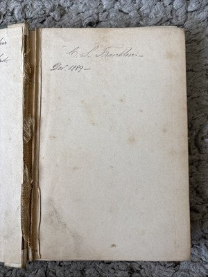 Poems in Prose By Ivan Tourguéneff - 1st Edition 1883 antique