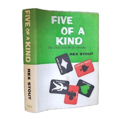 Five of a Kind by Rex Stout 1950 BCE Viking Vintage