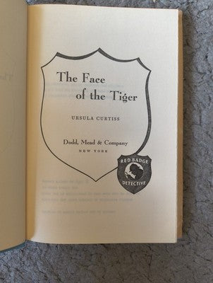 The Face of the Tiger by Curtis 1958 Dodd Mead 1st Edition