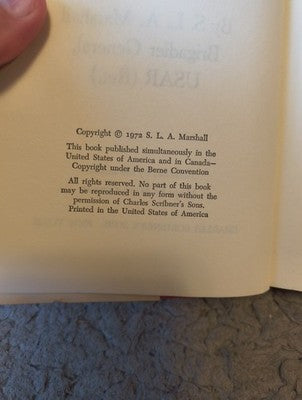 Crimsoned Prairie Indian Wars on the Great Plains S.L.A. Marshall 1972 vintage