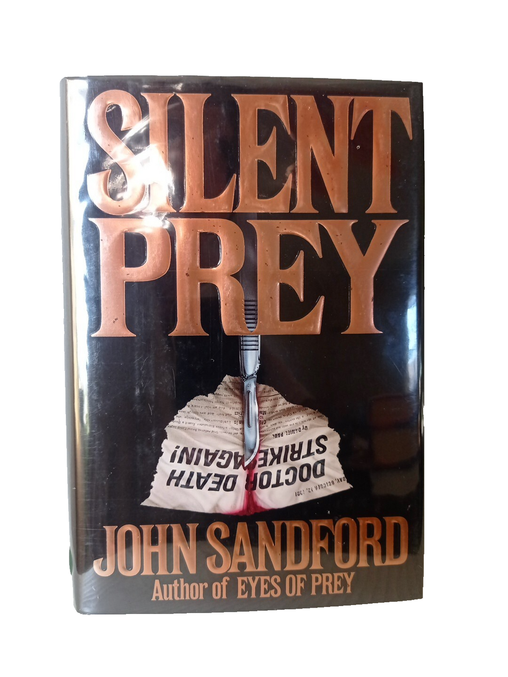 Silent Prey by John Sanford SIGNED 1992 1st Edition thriller