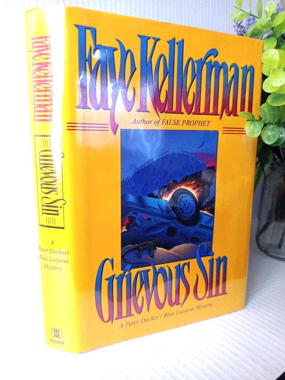 Grievous Sin by Faye Kellerman SIGNED 1st Edition 1993 thriller