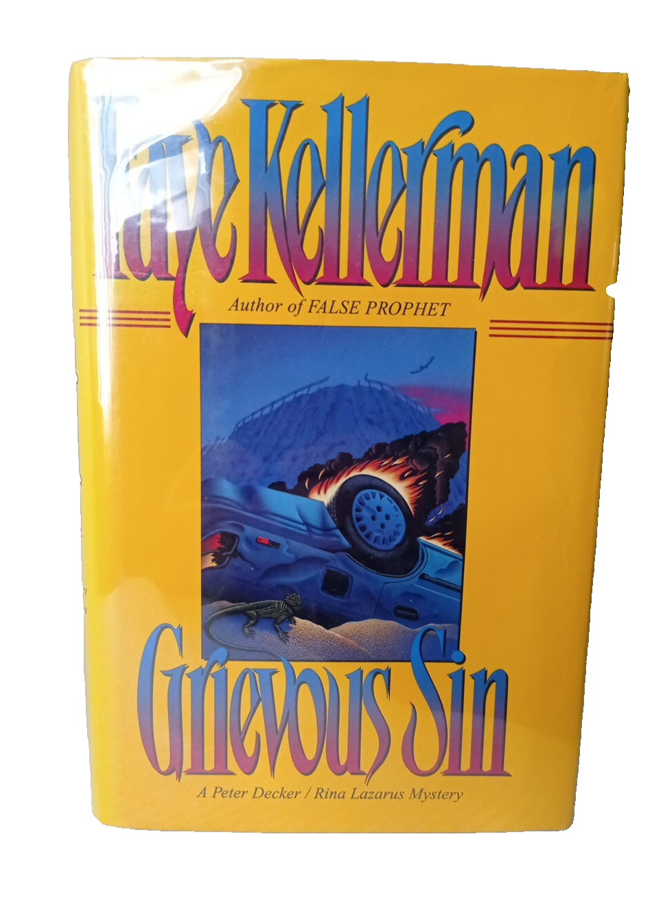 Grievous Sin by Faye Kellerman SIGNED 1st Edition 1993 thriller