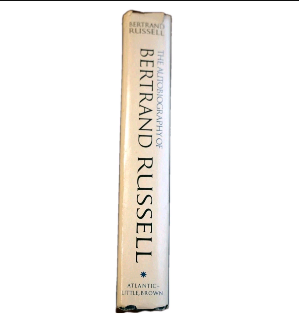 The Autobiography of Bertrand Russell 1872-1914 hardcover 1967 Illustrated vintage
