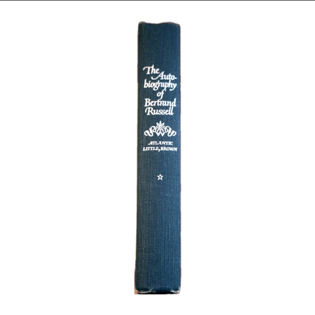 The Autobiography of Bertrand Russell 1872-1914 hardcover 1967 Illustrated vintage