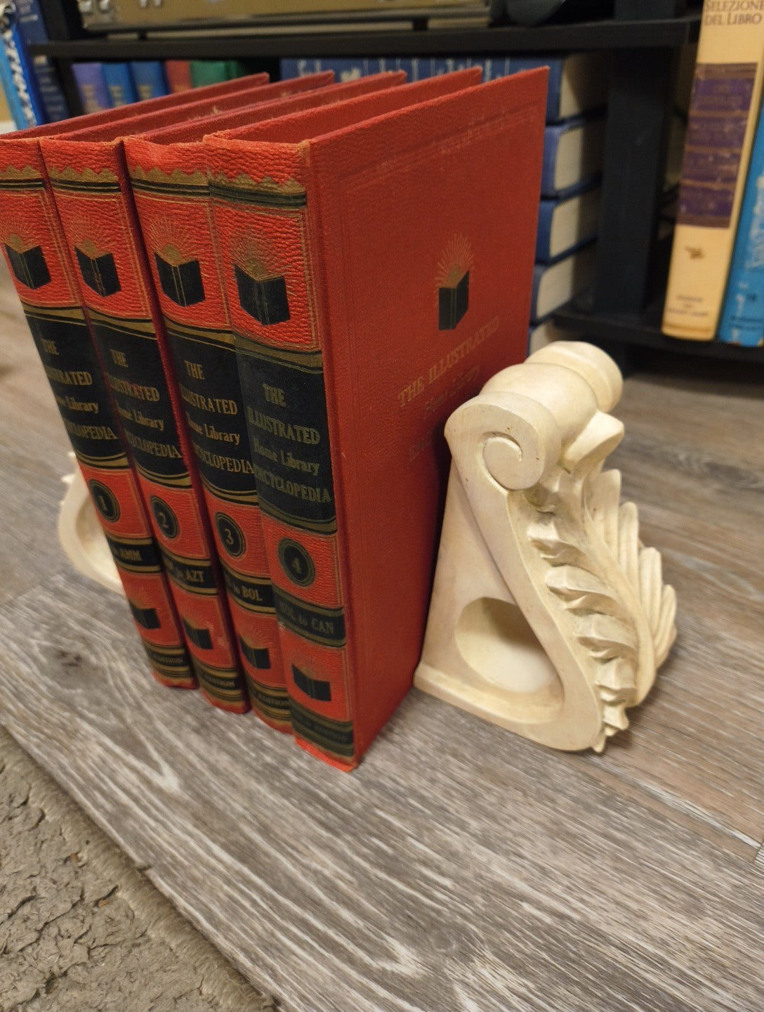 Set of 2 Baroque Style Bookends 5.5" x 3.5" x 2.5" Decoration Library