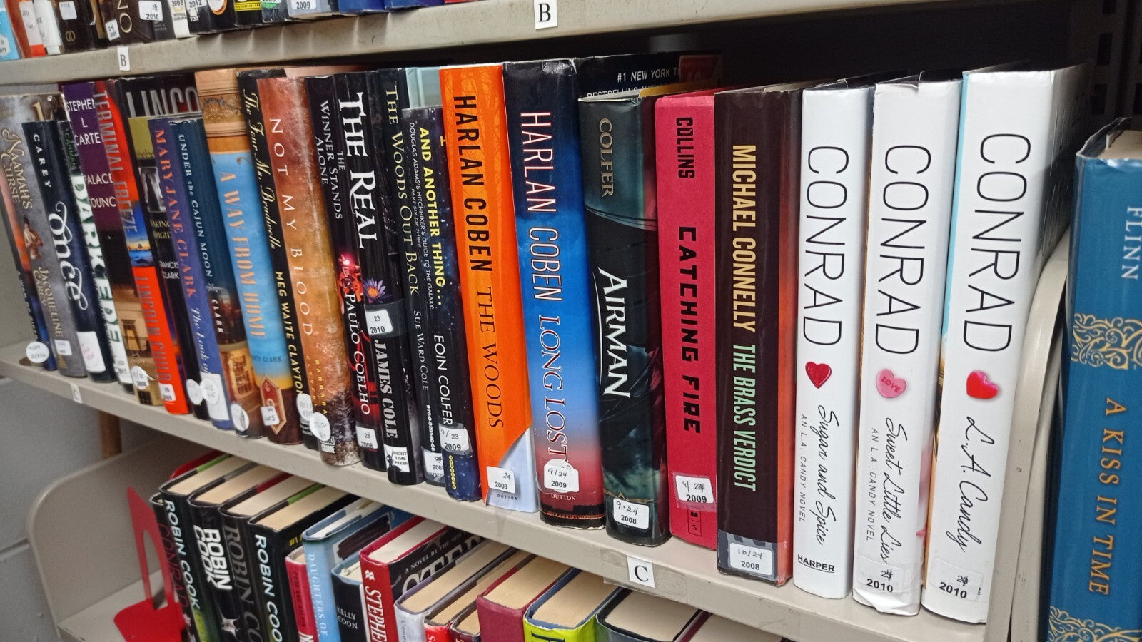 Instant Library Lot of 20 As New Hardcover Bestselling Thrillers