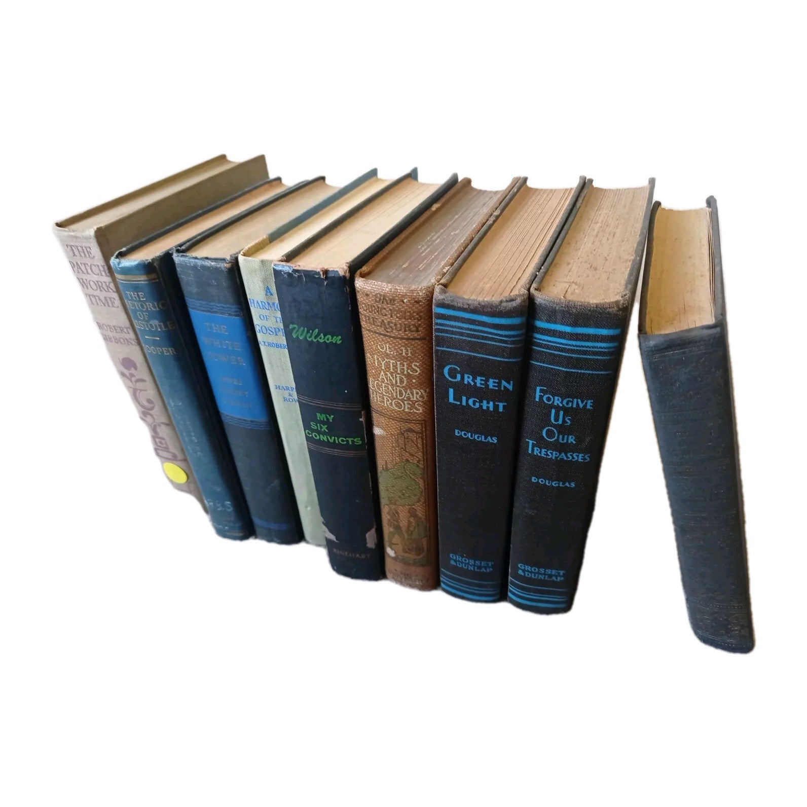 Lot of 6 Vintage Beautiful Old Rare Hardcover Books for your Library Decor