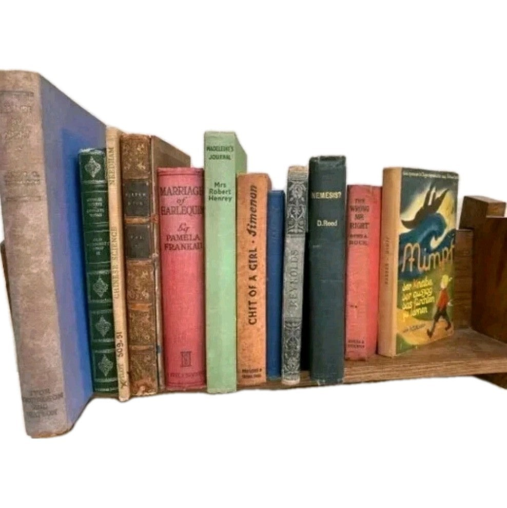 Lot of 18 Decorative Vintage Hardcover Books – Old, Rare & Random