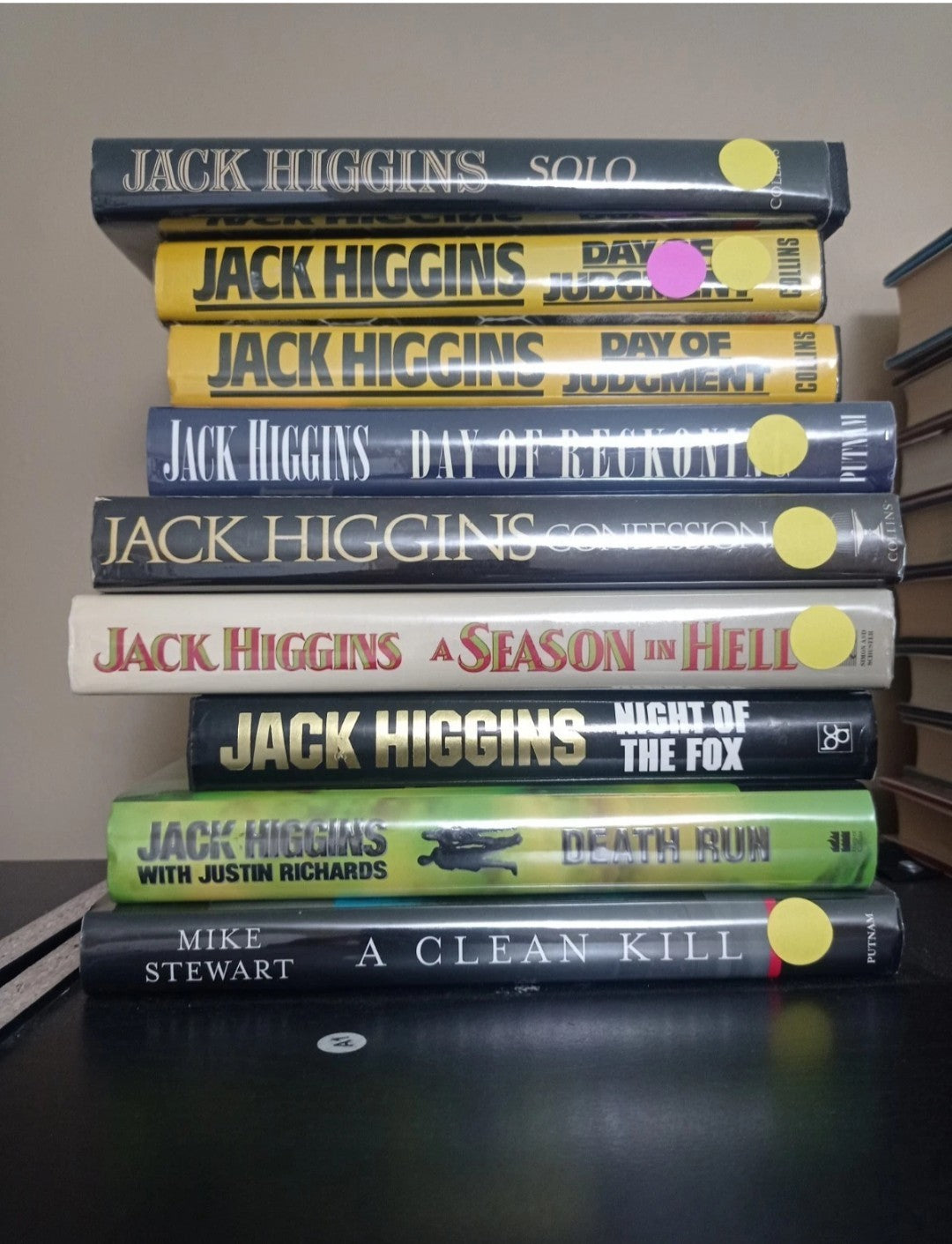Lot of 5 Signed First Edition Hardcover Bestsellers Thrillers - read description