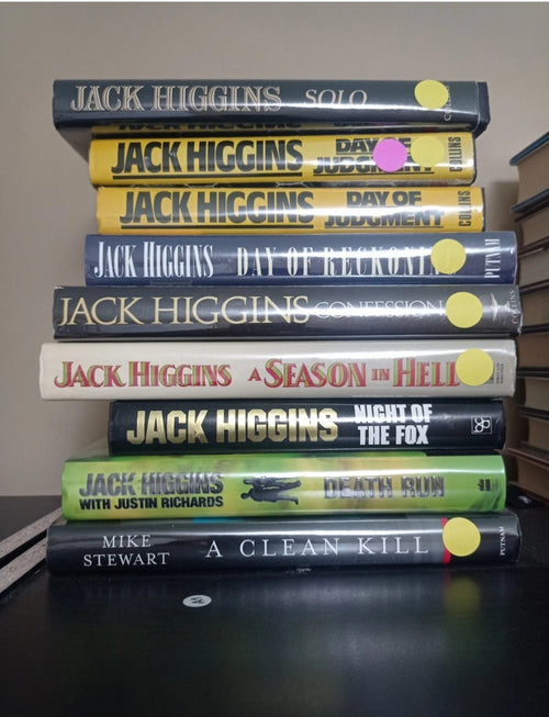 Lot of 5 Signed First Edition Hardcover Bestsellers Thrillers - read description