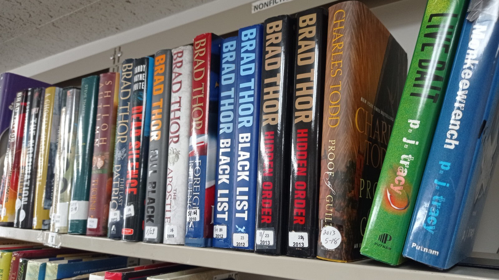 Instant Library Lot of 20 As New Hardcover Bestselling Thrillers