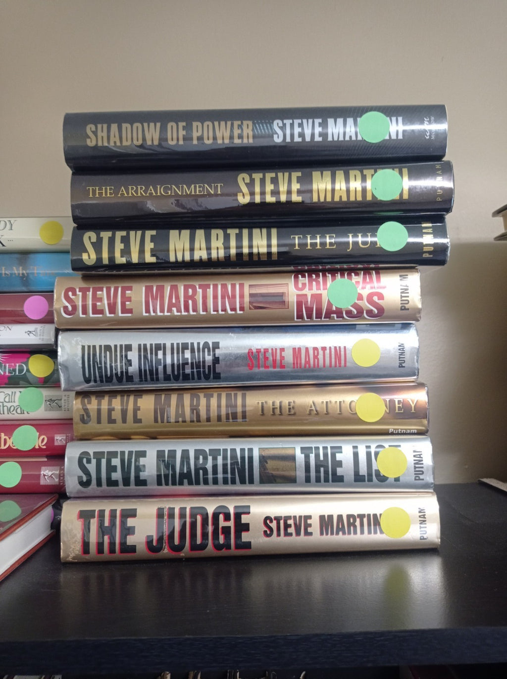 Lot of 40 Signed First Edition Hardcover Bestsellers Thrillers As New