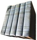 O. Henry Book Set of 5 books 1909 illustrated decor blue hardcovers