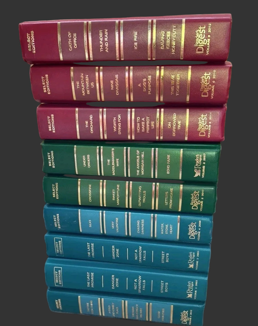 Lot of 7 Select Editions Reader's Digest Condensed Books Decor Library Staging