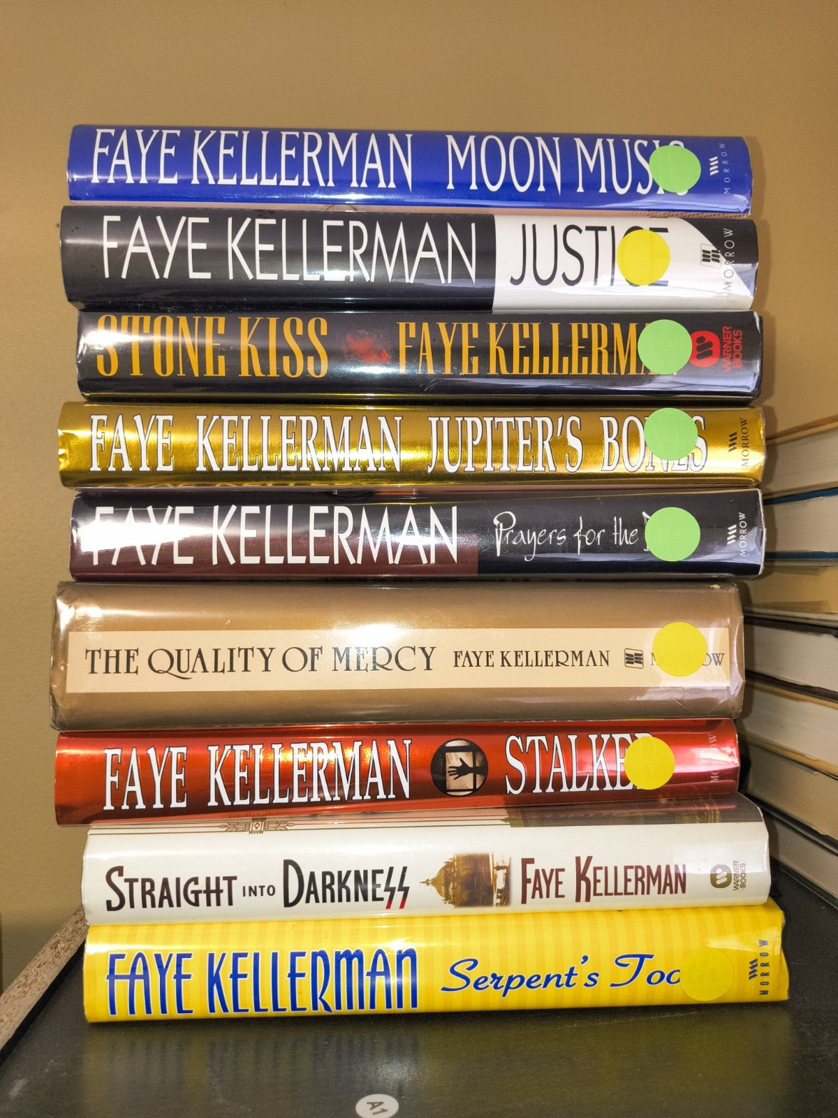 Lot of 40 Signed First Edition Hardcover Bestsellers Thrillers As New