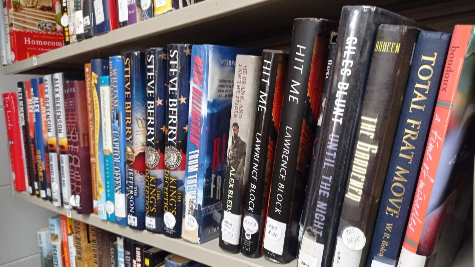 Instant Library Lot of 20 As New Hardcover Bestselling Thrillers