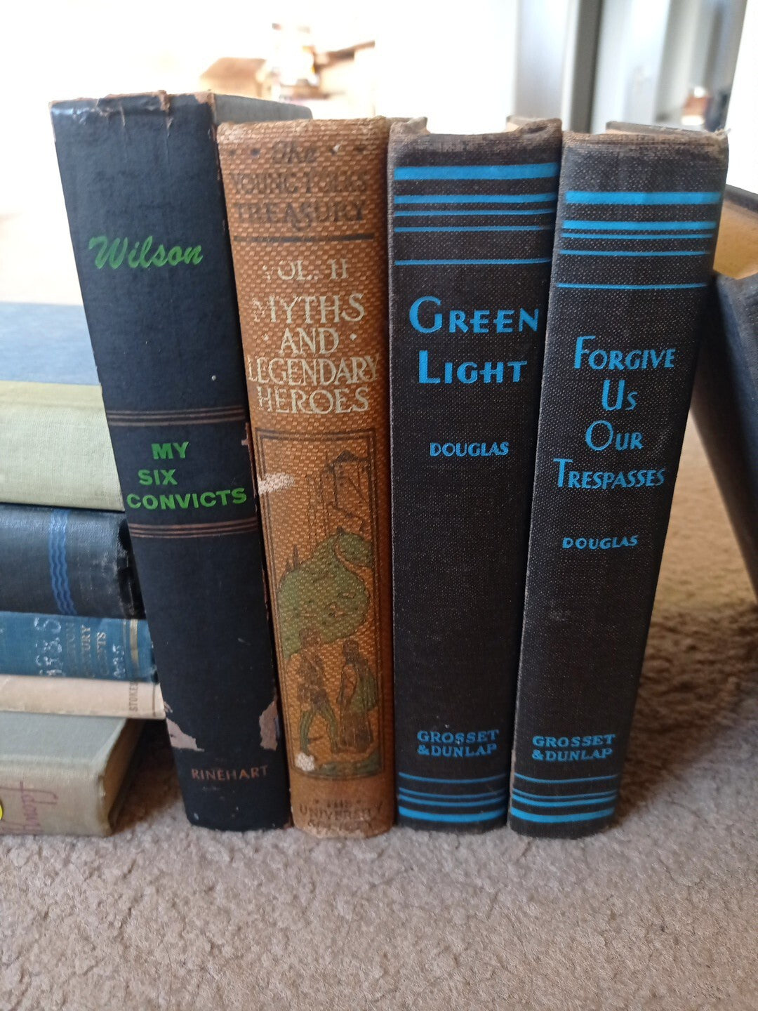 Lot of 6 Vintage Beautiful Old Rare Hardcover Books for your Library Decor