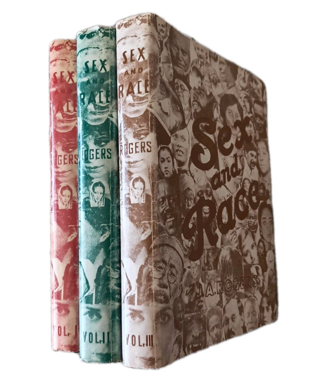 Sex And Race J.  A. Rogers - Complete 3 Vol - Racism, African American