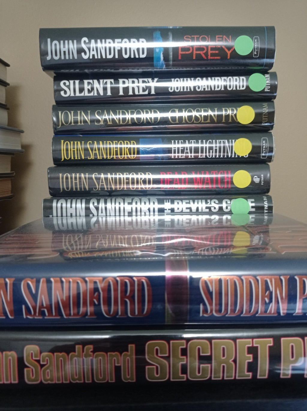 Lot of 40 Signed First Edition Hardcover Bestsellers Thrillers As New