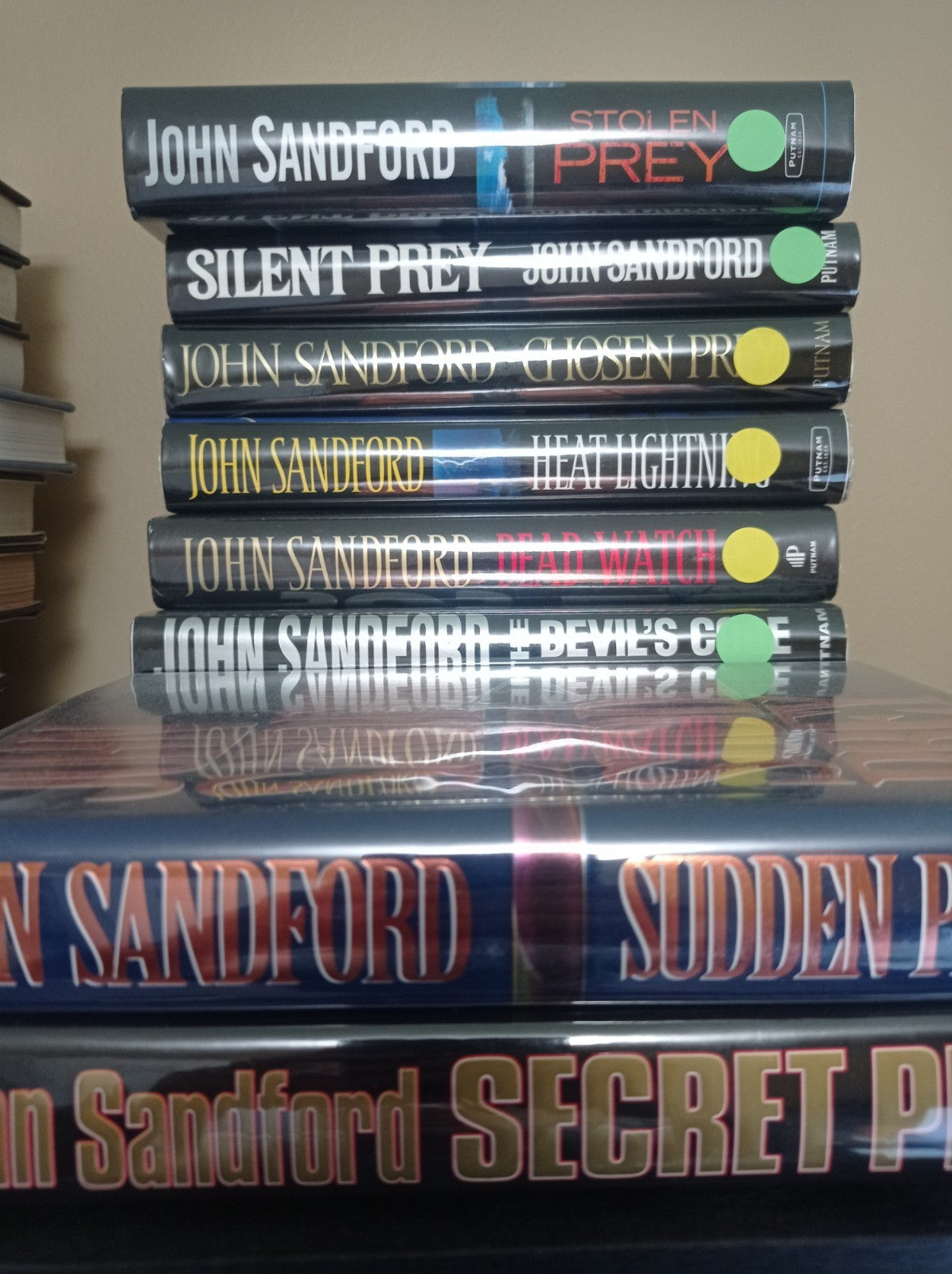 Lot of 40 Signed First Edition Hardcover Bestsellers Thrillers As New