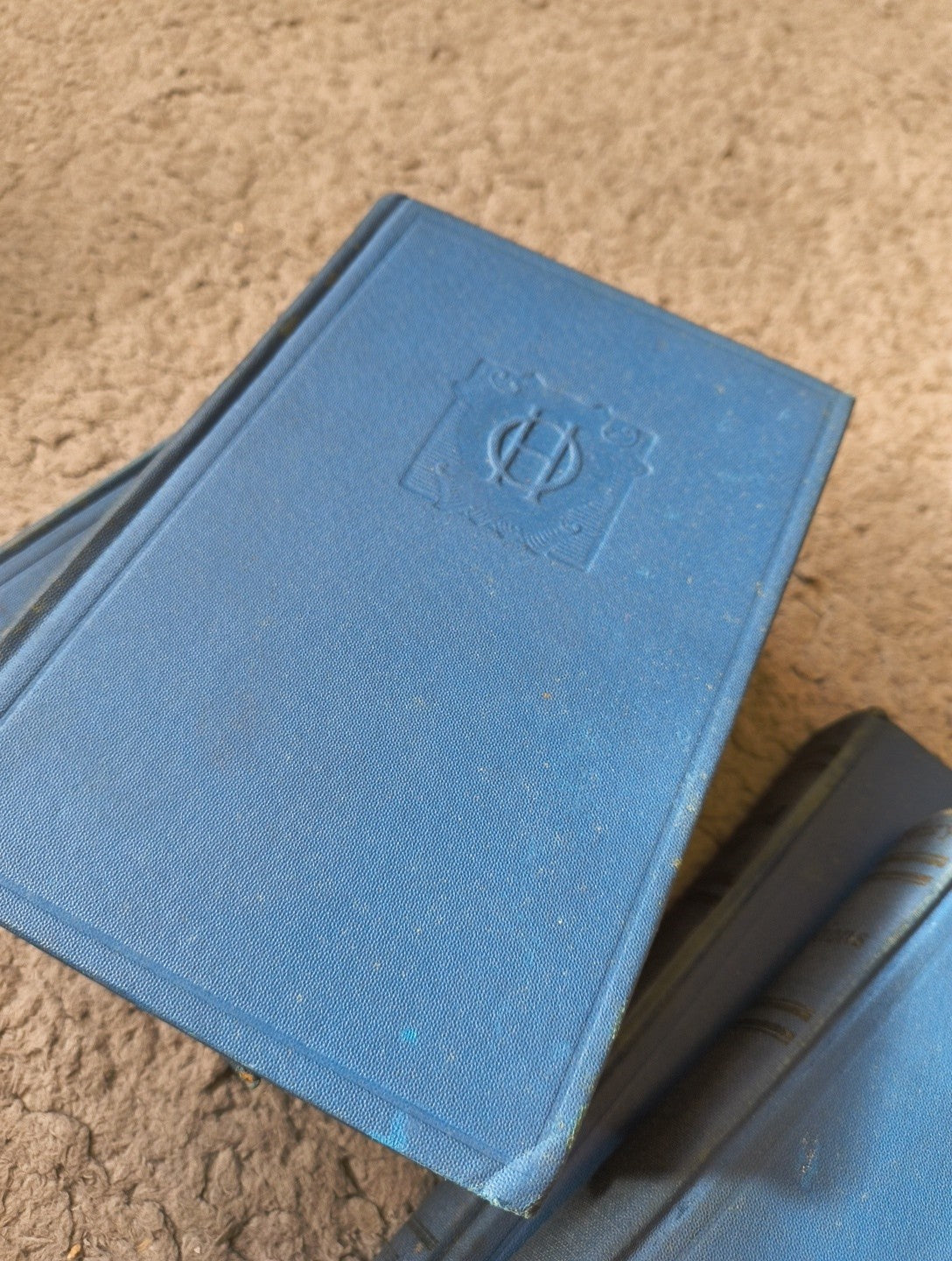 O. Henry Book Set of 5 books 1909 illustrated decor blue hardcovers