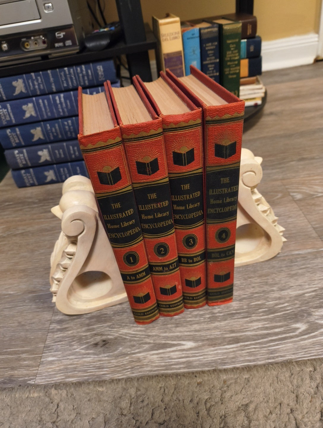 Set of 2 Baroque Style Bookends 5.5" x 3.5" x 2.5" Decoration Library